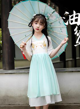 儿童花伞油纸伞古装演出中国风汉服古典舞蹈伞古风道具装饰伞女童