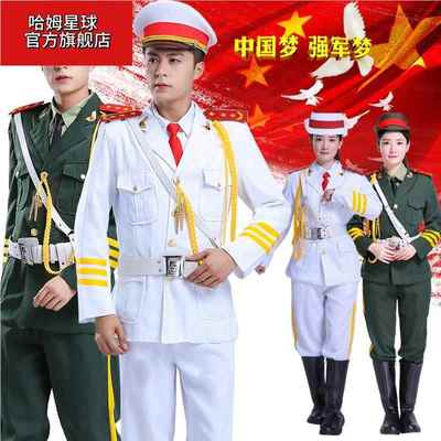 中小学生升旗手服装国旗班礼服仪仗队军管乐队演出服装护旗手服装