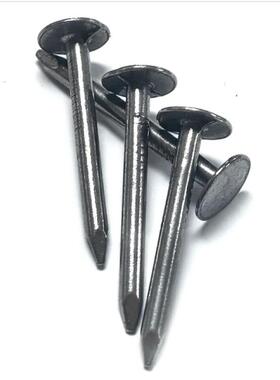 抛光大平头光杆BWG11X3/4” 3X32MM菱形尖铁帽钉 镀锌涂料油毡钉