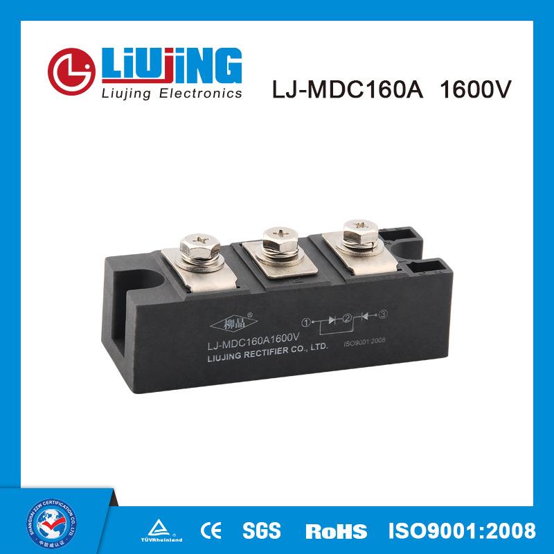 柳晶单相桥式整流模块LJ-MDC160A1600V 电焊机用二极管电池充放电