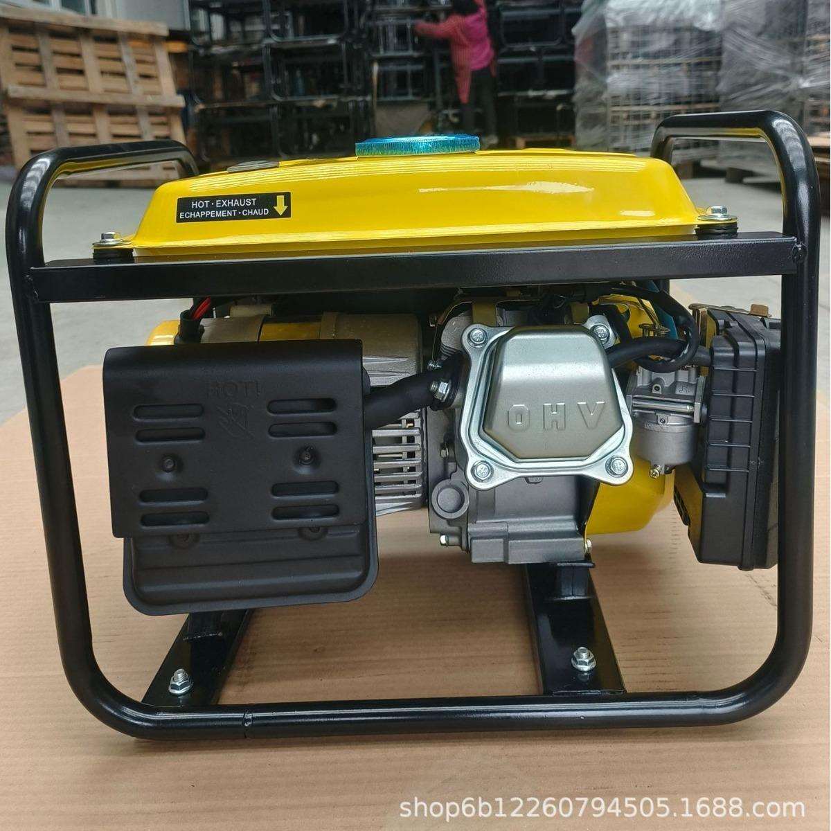 1KW汽油发电机小型便携式应急发电家用户外露营野炊摆摊外贸