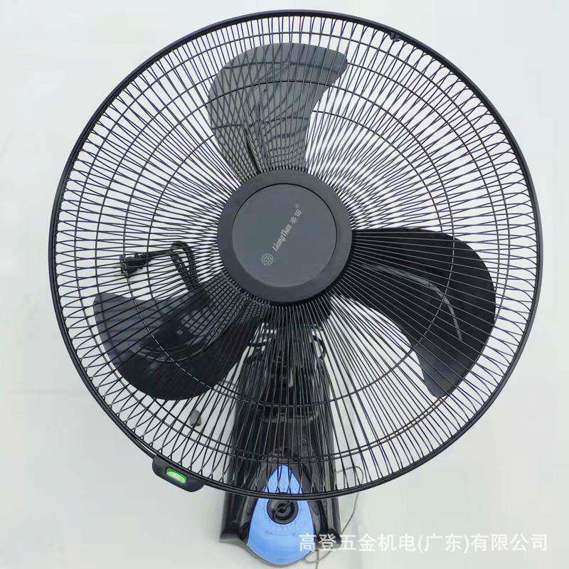 梁田壁扇18寸黑色电风扇挂墙家用风扇壁挂式工业摇头墙扇大风力
