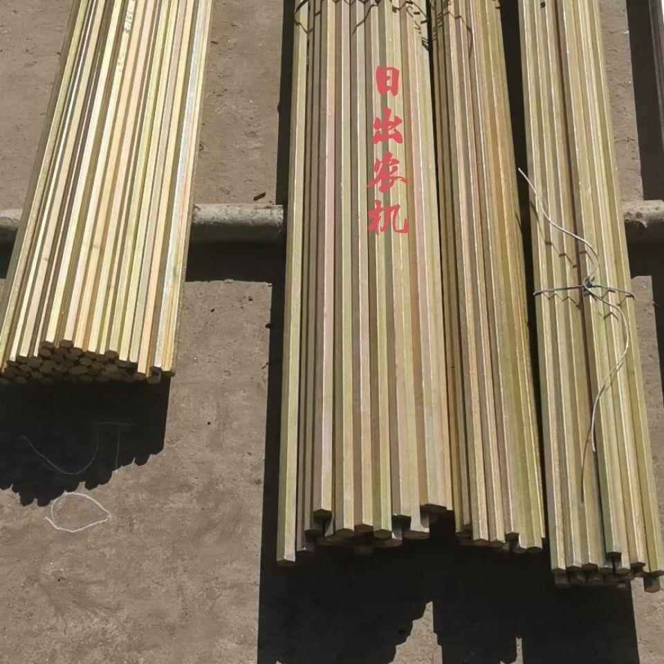 六方四方轴播种机肥轴旋耕机肥盒轴播种机六方钢免耕机轴倒伏器轴
