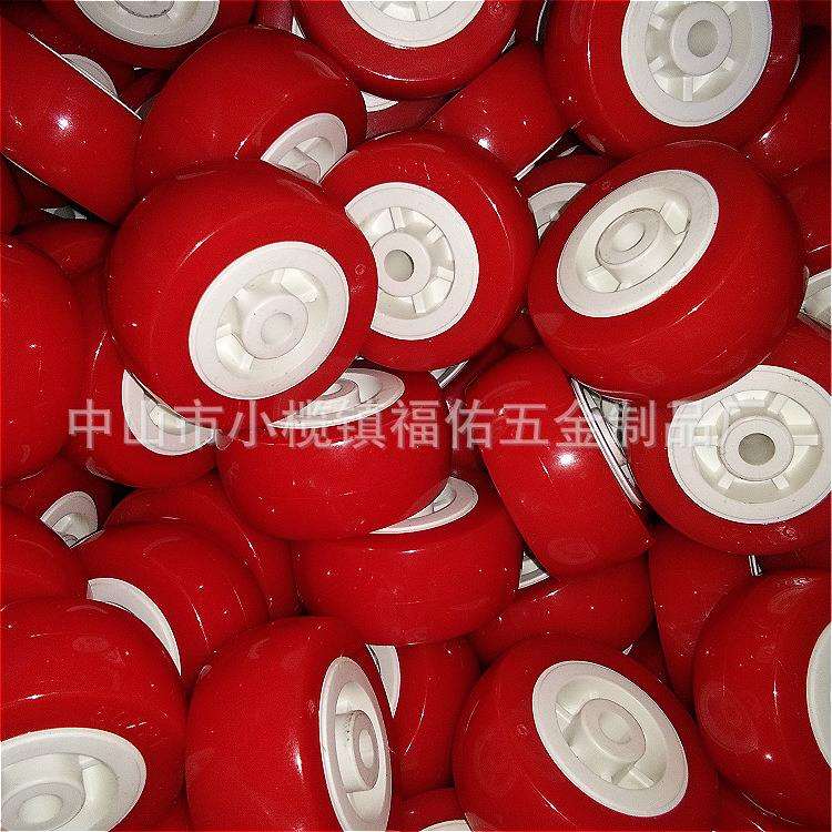 PVC单轮片子3寸4寸2.5寸2寸1.5寸1.25寸1寸家具脚轮单轮推车轮子