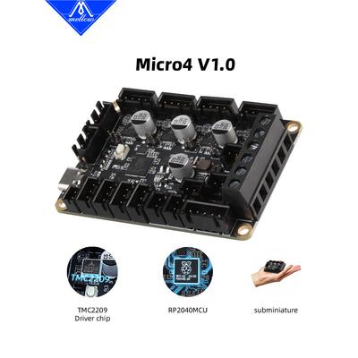 Mellow 迷你4轴Fly Micro4 V1.0 3D打印机主板适用于DIY改装方案