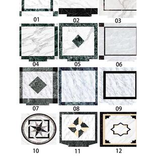 电梯轿厢地板印花PVC客梯地胶酒店住宅防滑地垫阻燃耐磨医梯地贴