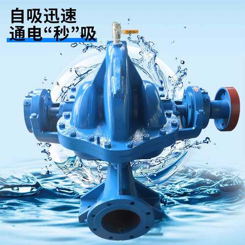 工厂热卖卧式双吸泵SH卧式单级大流量灌溉离心污水泵水利工程高
