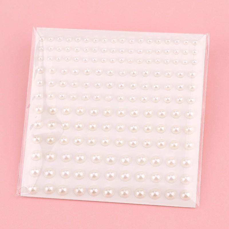 耳钉贴耳贴耳钉儿童耳钉贴休闲耳饰白色珍珠贴背胶自粘面部装饰贴,彩妆/香水/美妆工具,指甲装饰,淘宝优惠券,粉丝福利购,淘宝优惠卷
