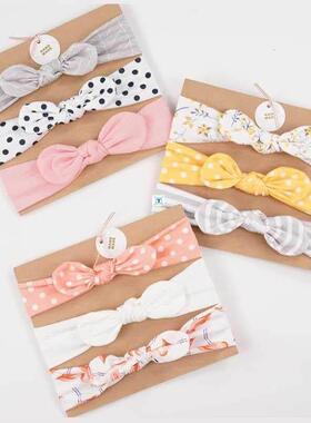 3pcs/set Baby Headband Girls Hair Accessories Cotton Rabbit