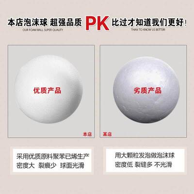 12 x white round polystyrene styrofoam foam balls sphere chr