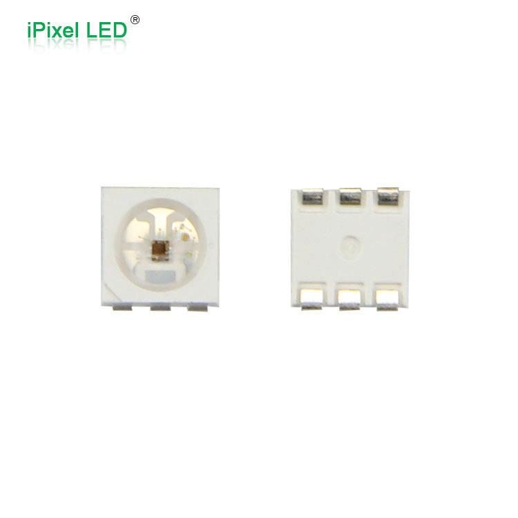 SK9822智能外控双线PWM传输表面贴装三色输出控制LED灯珠DC5V