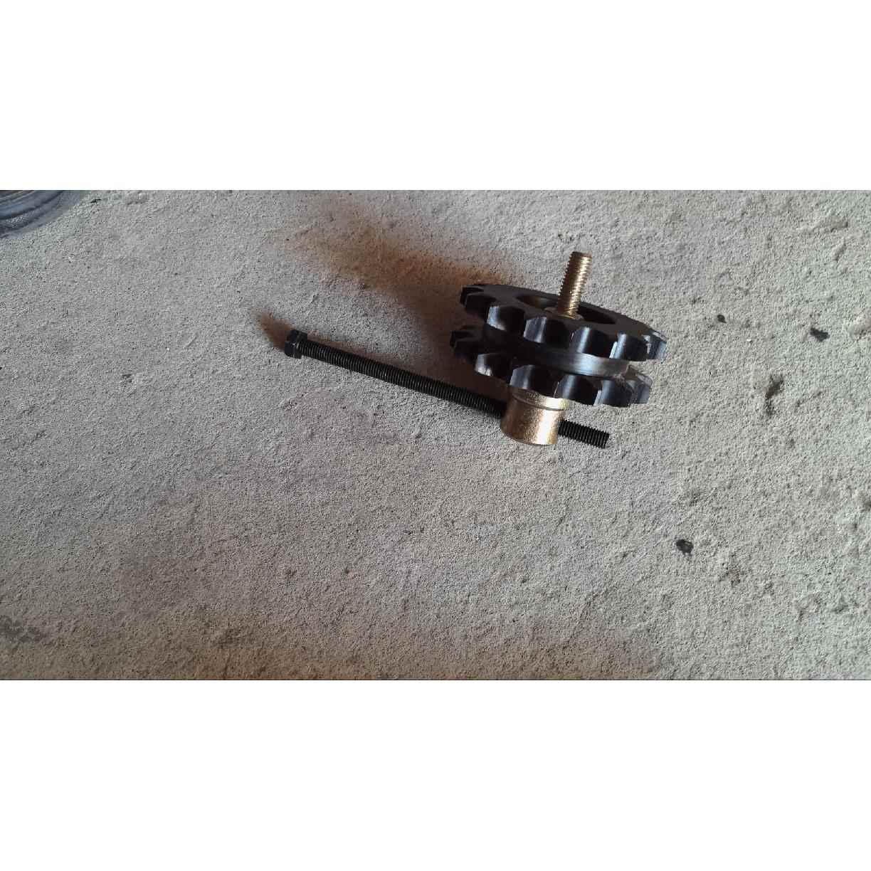 英虎金大丰玉米收割机链条压链轮12A双排14齿15齿16齿涨紧轮