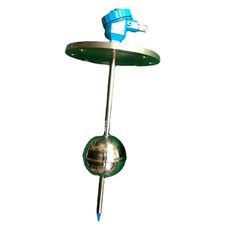 插入式开关控制器浮球液位变送器法兰式连杆不锈钢液位变送器