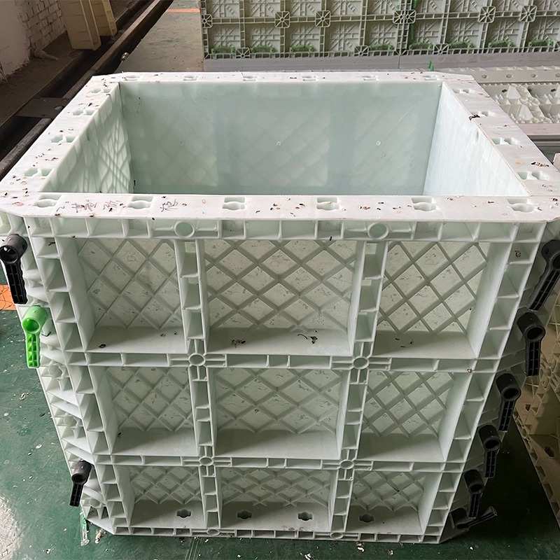 现浇光伏墩塑料模板水泥墩方形模具新能源基座模具方形厂家直销