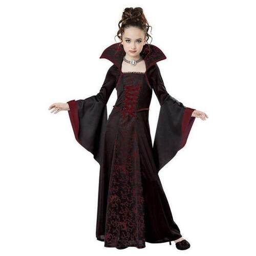 Halloween Childrens Wear Witch costume Printed long skirt
