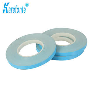 玻纤导热双面胶0.15mm 50m耐高温双面胶LED灯散热粘胶带 10mm
