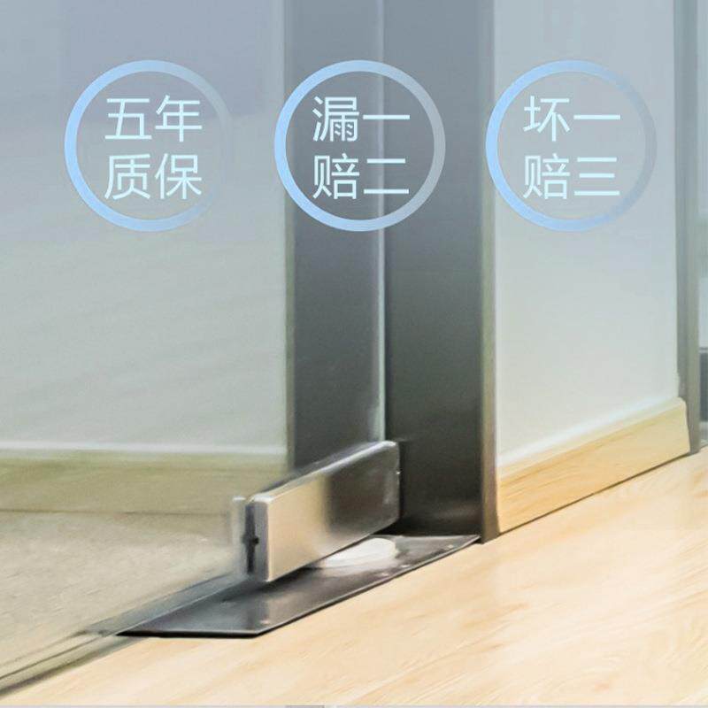 玻璃门地弹簧五金极简无框220B钢化玻璃大门配件通用型不锈钢