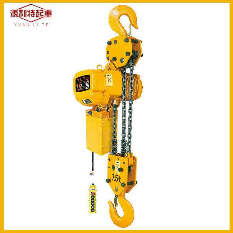 环链电动葫芦三链7.5吨*4米|单链条电葫芦|固定挂钩式电动提升机,搬运/仓储/物流设备,起重葫芦,淘宝优惠券,粉丝福利购,淘宝优惠卷