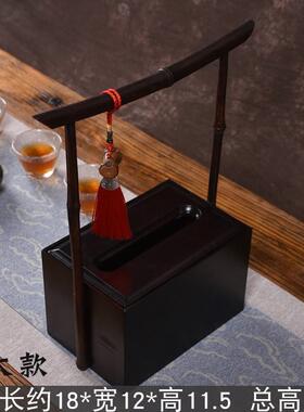 盒抽竹制纸盒批发餐厅纸盒纸巾实木家用禅意轻提拿餐巾奢简约创意