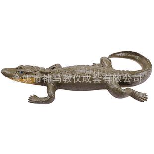 3233仿真扬子鳄模型中国特有鳄种真塑料向阳化直销模型