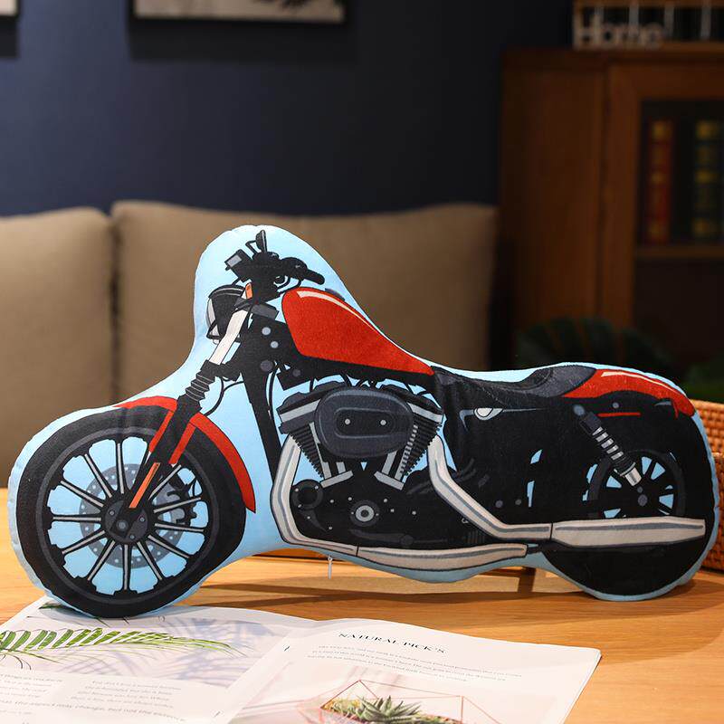 高档卡通可爱车抱枕小汽车玩具警床挖掘机靠枕陪睡上抚靠垫安儿童