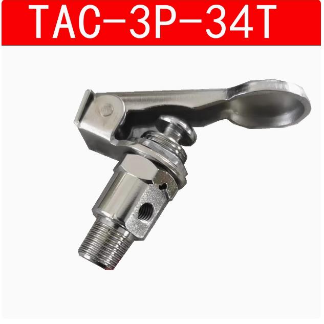 需定制空气动机械阀TAC-3P+34T TAC2-31P+34C按钮按压一进一出钮