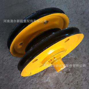 现货出售 行车吊钩滑轮组 材质20轧制滑轮组 10t铸钢定滑轮组