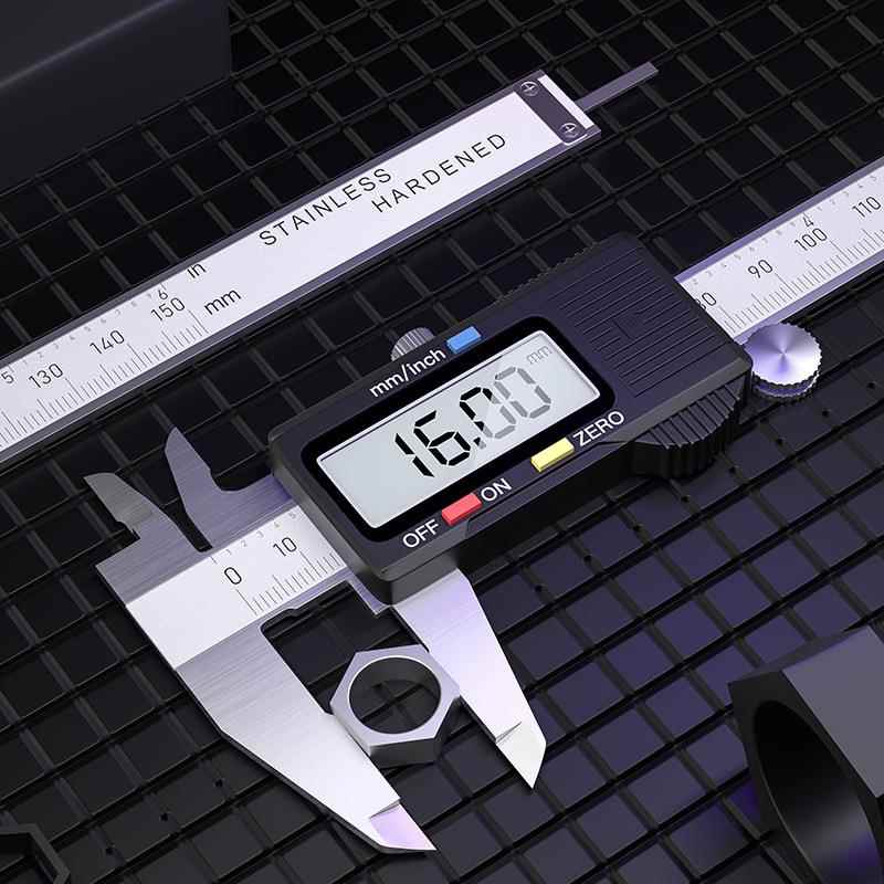 厂家直销游标卡尺0-500mm不锈钢电子数显游标卡尺300mm