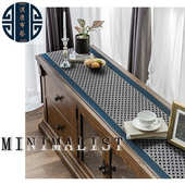 批发现代简约亚麻布面料沙发抱枕坐垫桌旗布沙发防尘盖布窗帘布料