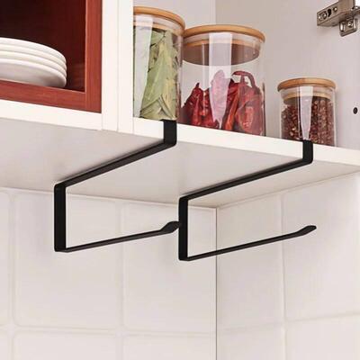 Creative Perforation-free Hanging Storage Rack Kitchen Paper
