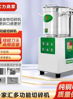 千家汇QJH-QS5B 大功率多功能切碎机食物粉碎机 多功能切肉蔬菜机