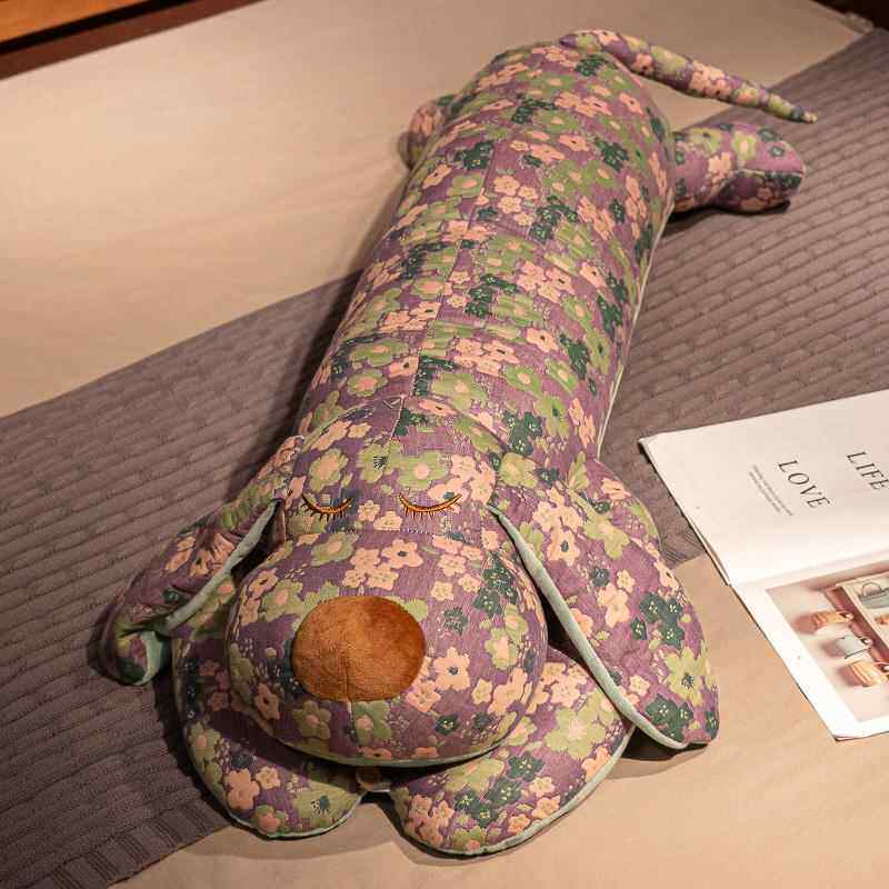 高档三层纱趴狗枕长条枕抱枕女生睡睡觉床上专侧夹腿用孕妇头宿舍