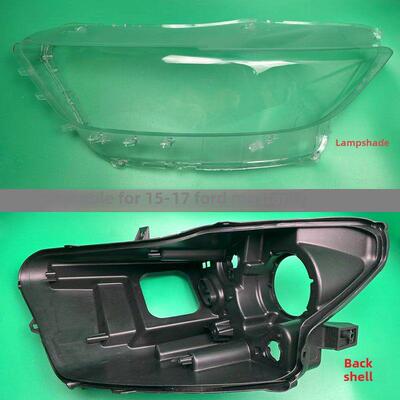 适用于15-17款福特野马大灯罩Mustang面罩 野马大灯后壳 黑色底座