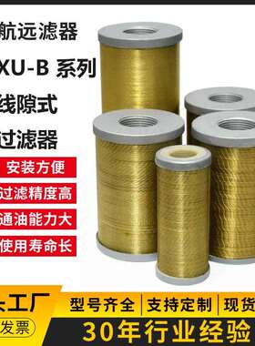 XU-B200×50 80 100 线隙式过滤器 铜丝/不锈钢丝过滤器