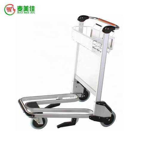 MJ-AAT01供应机场行李车 铝合金机场车 酒店行李车机场手推车