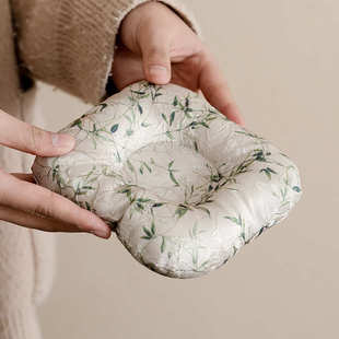 小清新织锦缎刺绣布艺杯垫茶壶垫防烫隔热加厚茶垫壶承配芷歆