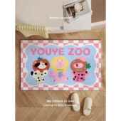 卡通可爱硅藻泥浴室地垫防滑吸水速干耐磨脚垫卫生间厕所家用地毯