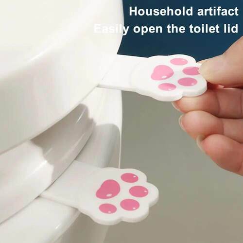 Toilet Lid Lifter Seat Handle Holder Seat Ring Flapper Bathr