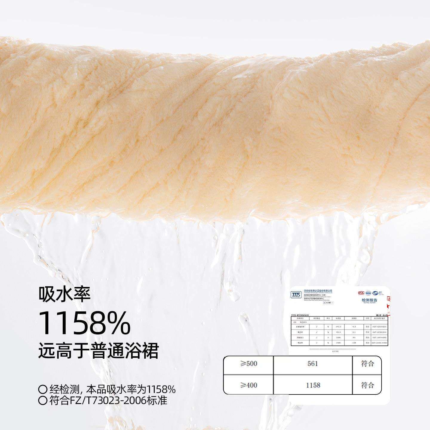 1A抗0菌浴巾可穿式浴裙浴袍女用2026新刺绣企鹅款比纯棉吸速干家