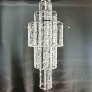 轻奢亚克力串珠帘枝形吊灯婚庆婚礼浪漫氛围布置装饰道具灯饰