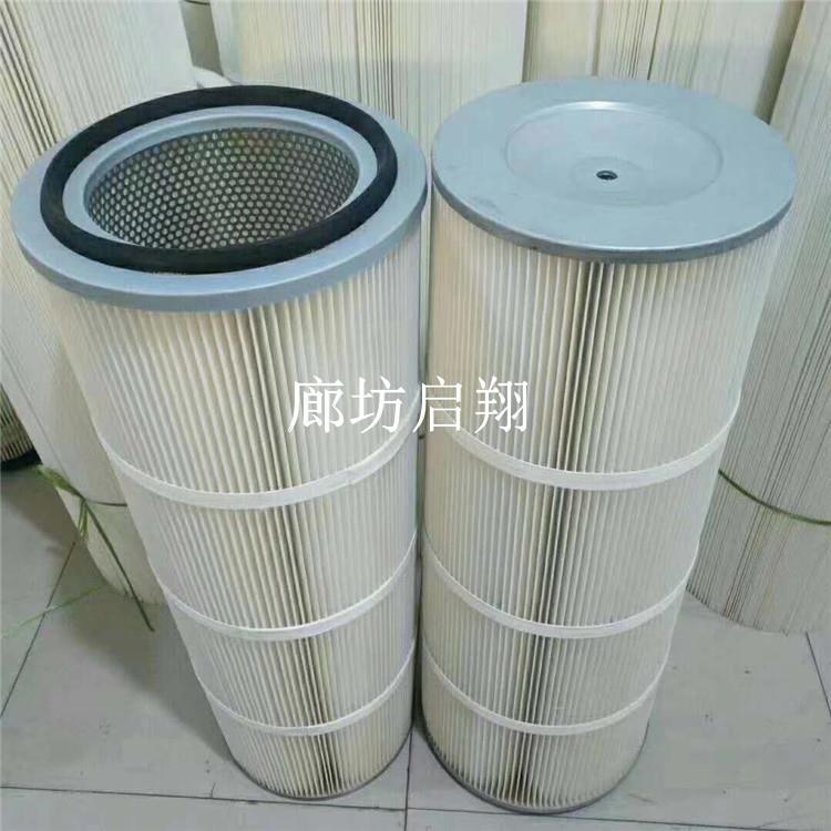 六耳快拆除尘滤芯喷砂抛丸机除尘滤筒抗阻燃防静电覆膜滤芯