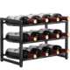 红酒收纳架摆架落地金属红酒整理器餐桌金属托架简约整理架