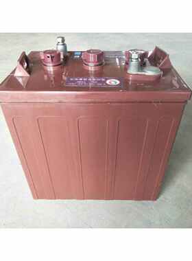 观光车电瓶蓄电池益高电动车电池3DG-180型，6V180AH,齐王蓄电池