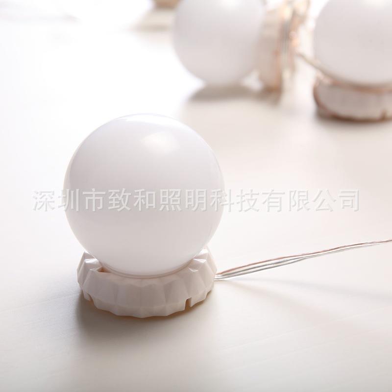 化妆镜灯泡 好莱坞镜前灯 led 新品镜子灯 浴室梳妆台美颜补光灯