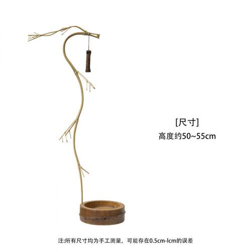 竹子龙头挂香手工原生态竹制龙挂香 竹倒挂香座 线香香插 龙头香