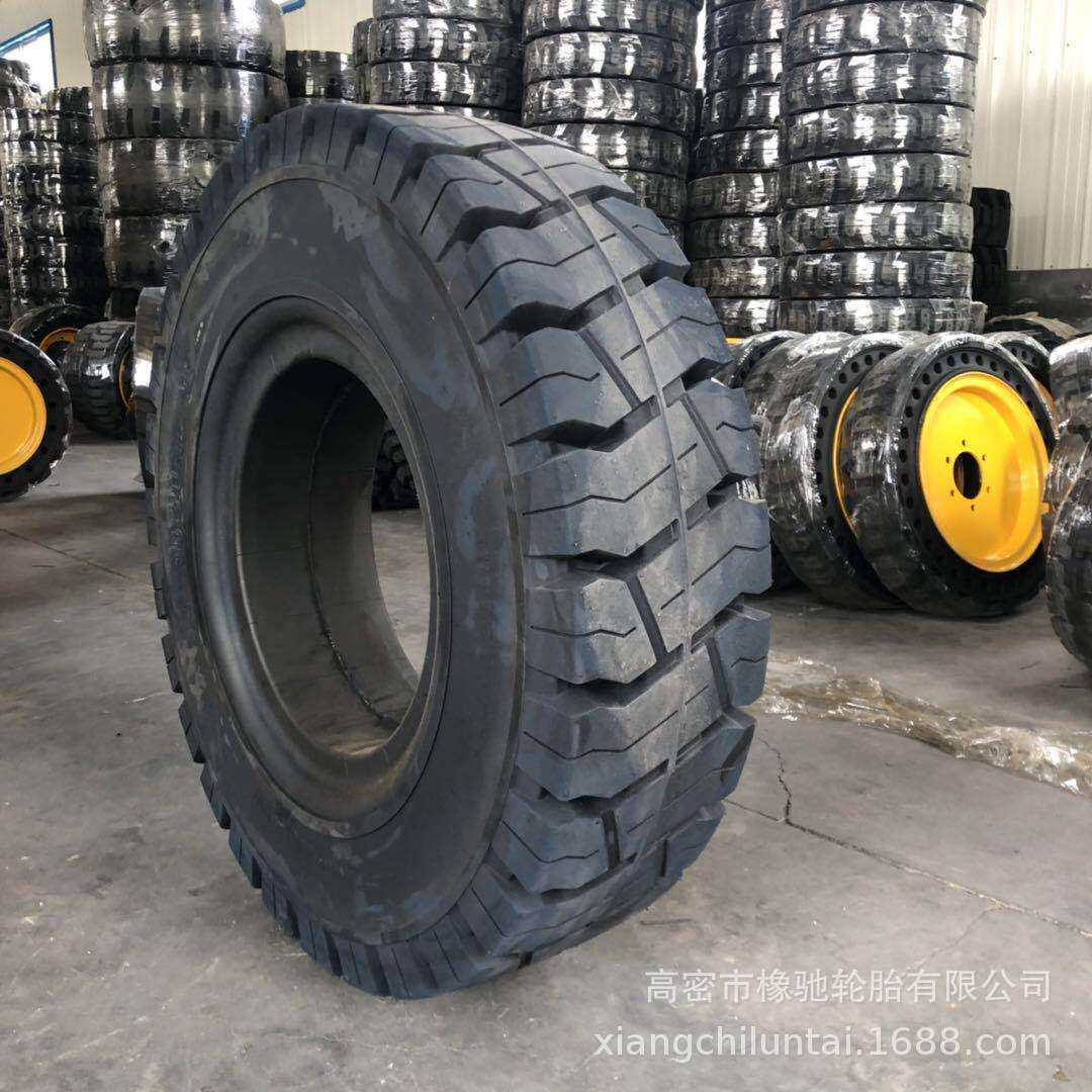 装载机辅板式实心轮胎1000/1200-20 10.00/12.00-20含钢圈