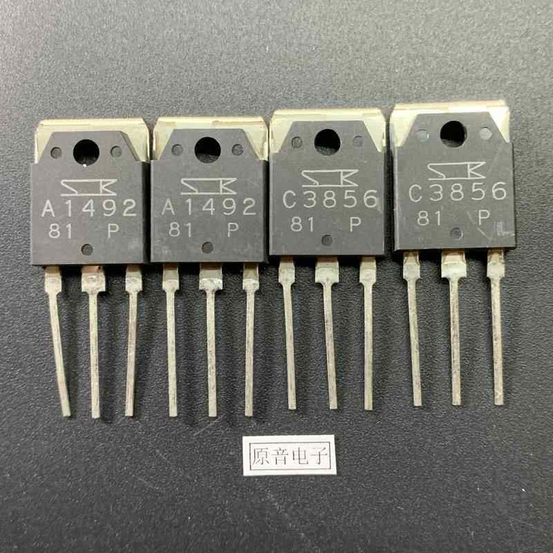 2SA1492/2SC3856 SANKEN(三肯)大功率原装全新功放对管P档1对价