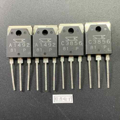 2SA1492/2SC3856 SANKEN(三肯)大功率原装全新功放对管P档1对价
