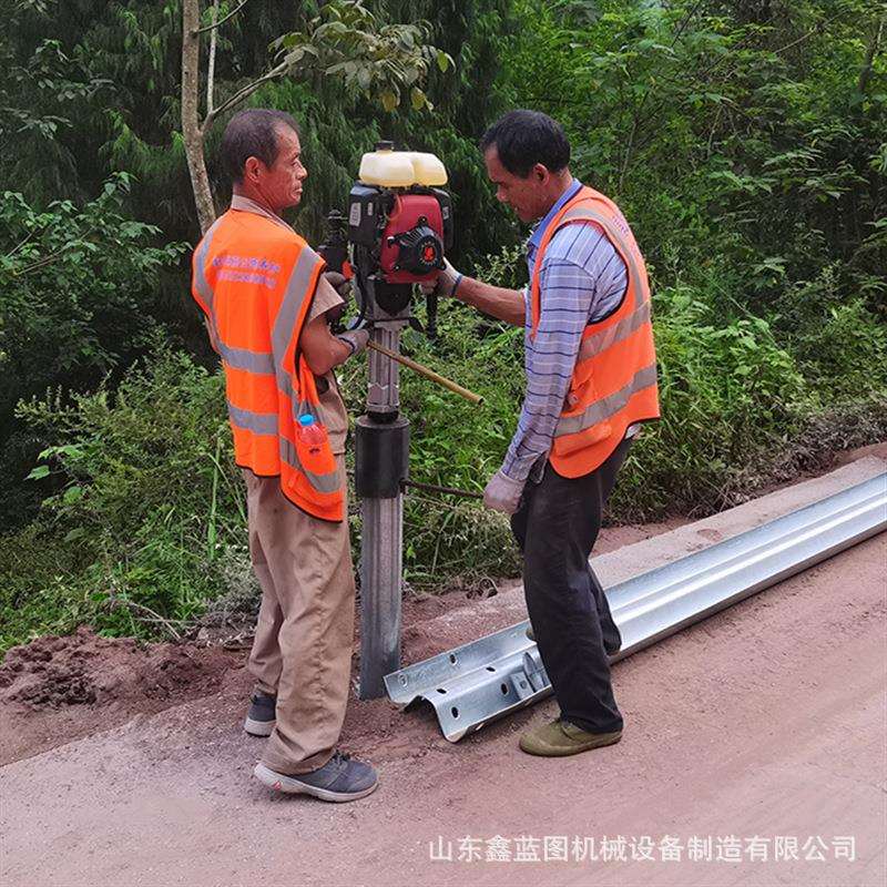 打桩机埋桩机大功率汽油植桩机钢管方管角铁脚钢入土工地打地基