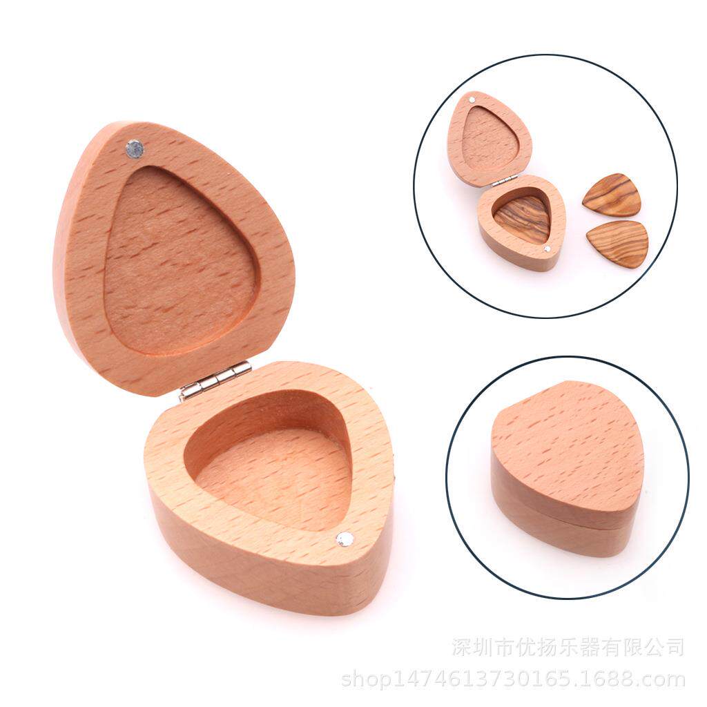 吉他拨片盒 吉他拨片木盒 实木拨片盒 礼品盒
